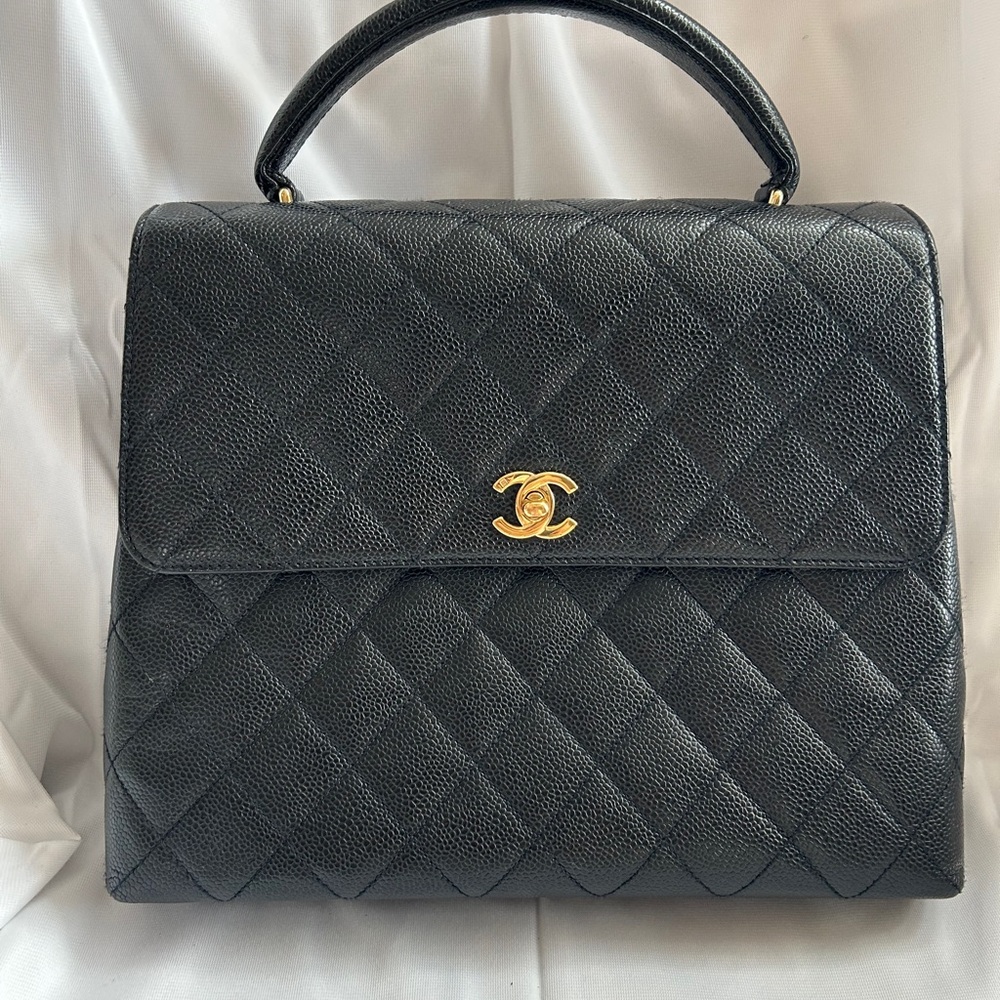 SOLD- Chanel Caviar Kelly Handbag